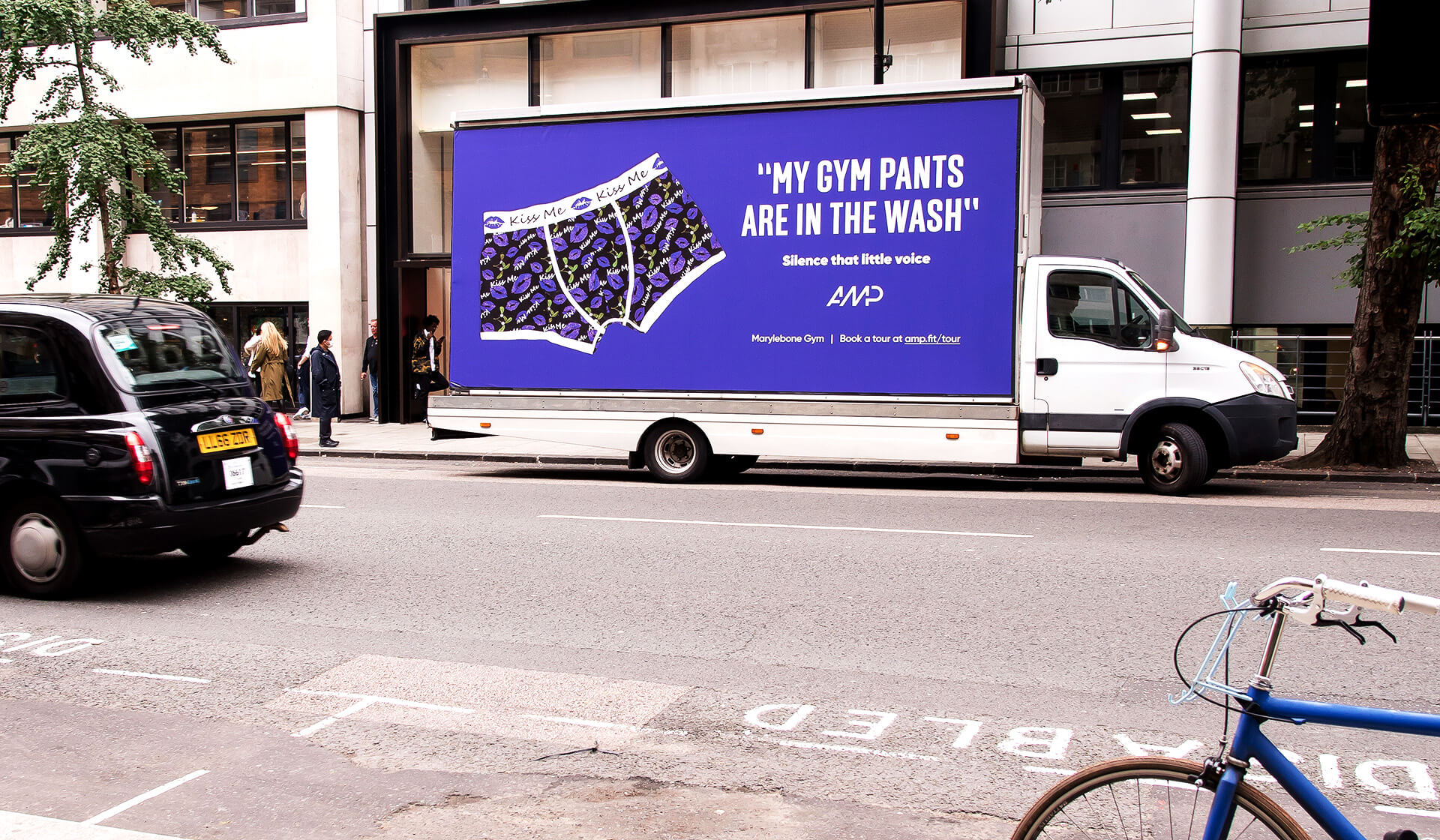 AMP Athletic - Gym pants are in the wash - London advertising campaign - Mellor&Smith