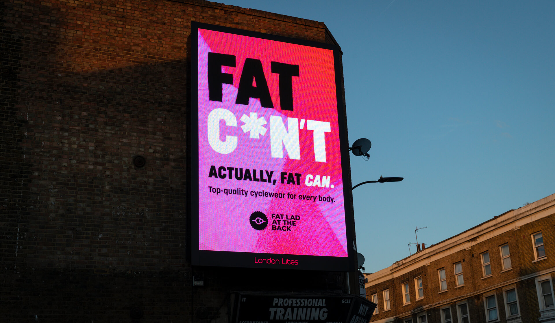 Fat Lad at the Back - Fat C*n't - Mellor&Smith - Ad campaign - Outdoor OOH - Paul Mellor